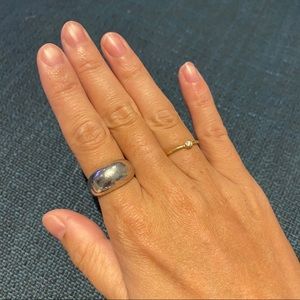 Mejuri silver Dôme Ring - Size 6